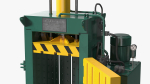 Bailing Machine Green with Cardboard Briquette
