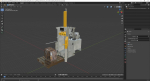 Bailing Machine Grey with Cardboard Briquette