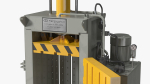 Bailing Machine Grey with Cardboard Briquette
