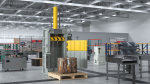 Bailing Machine Grey with Cardboard Briquette