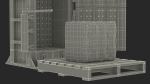 Bailing Machine Grey with Cardboard Briquette