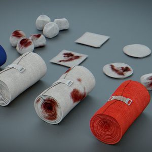 bandages-gauze-and-swabs-3d-model-low-poly-obj-3ds-fbx-blend-dae-mtl