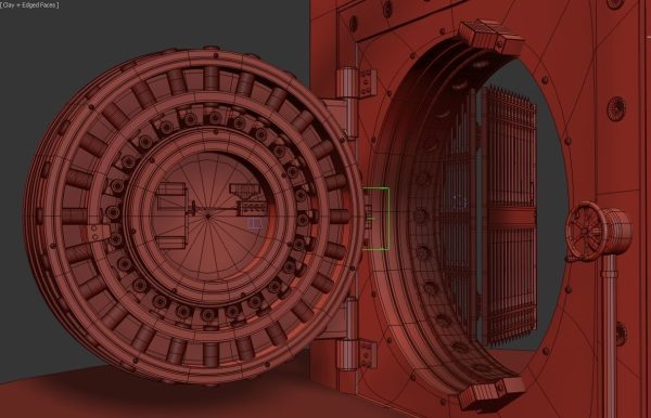 BANK VAULT DOOR Animated