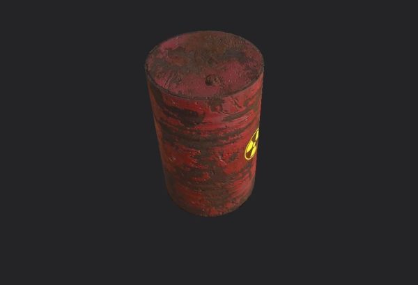 barrel radioactive