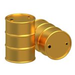 Barrel Gold And Stainless Steel
