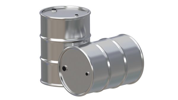 Barrel Gold And Stainless Steel
