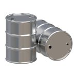 Barrel Gold And Stainless Steel