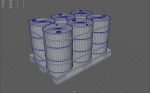 Barrels on a Pallet