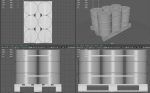 Barrels on a Pallet