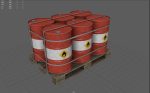 Barrels on a Pallet