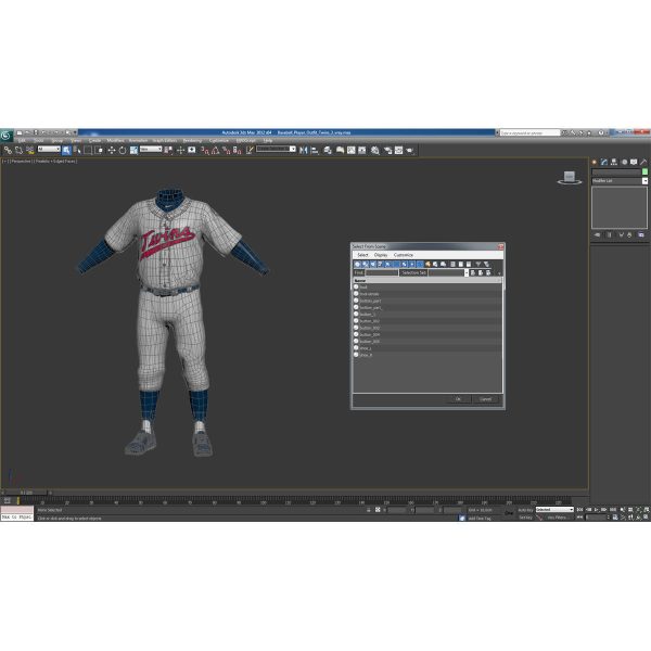 Baseball Player Outfit Twins 3