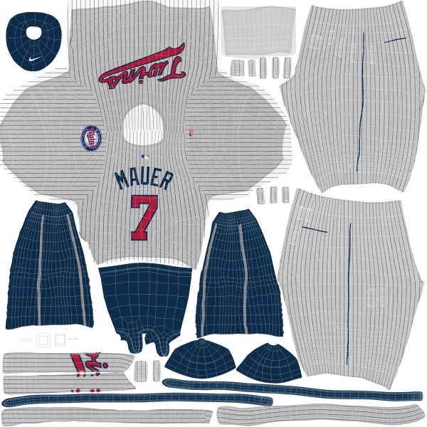 Baseball Player Outfit Twins