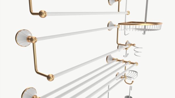 Bathroom Accessory Set Shelf Hanger