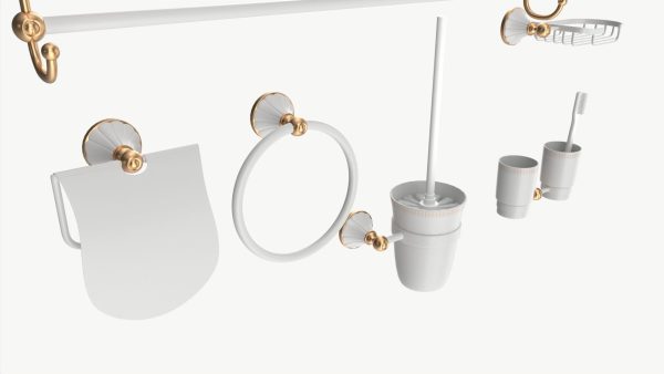 Bathroom Accessory Set Shelf Hanger