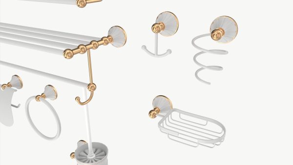 Bathroom Accessory Set Shelf Hanger
