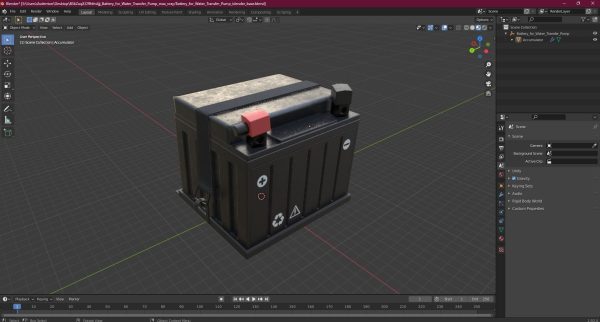 Battery for Water Transfer Pump