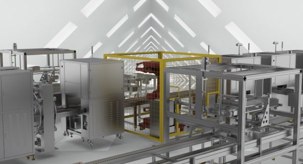 Battery laser welding machine production line