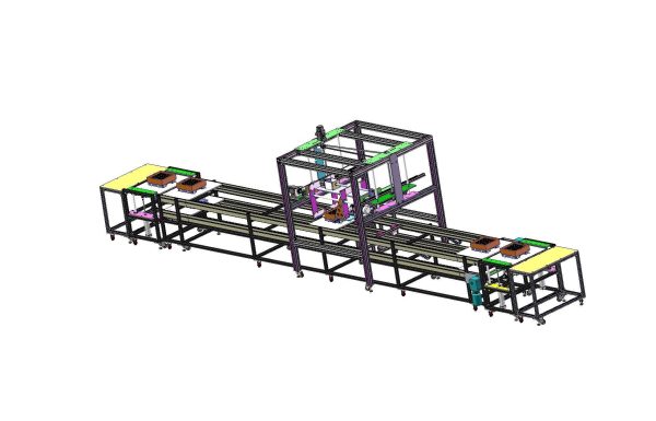 Battery laser welding machine production line