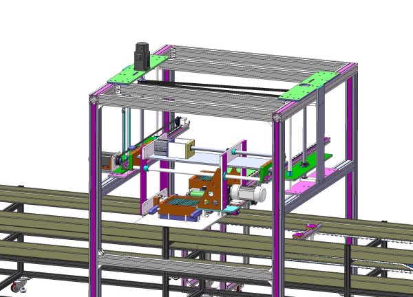 Battery laser welding machine production line