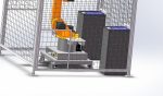 Battery laser welding machine production line