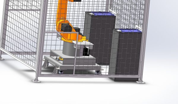 Battery laser welding machine production line