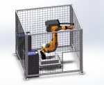 Battery laser welding machine production line