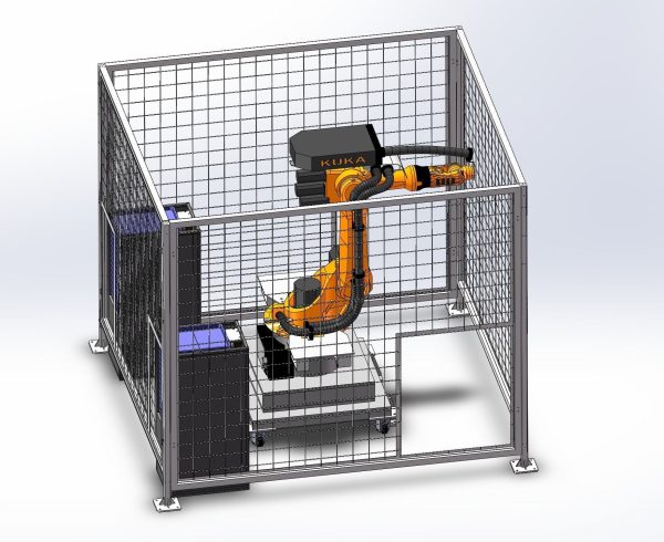 Battery laser welding machine production line