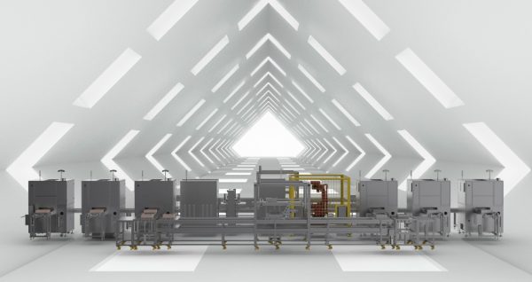 Battery laser welding machine production line