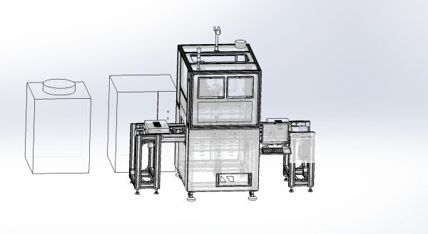 Battery laser welding machine production line