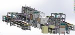Battery laser welding machine production line