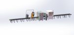 Battery laser welding machine production line