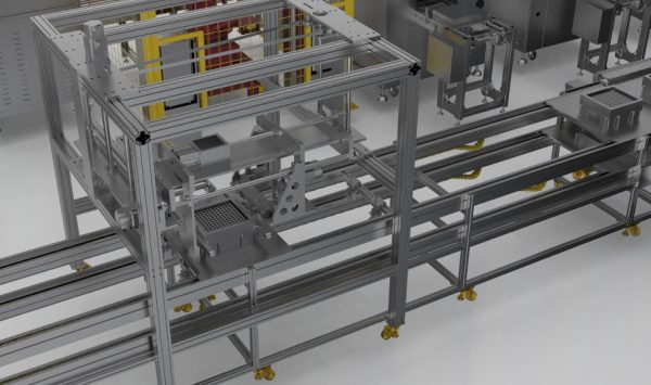 Battery laser welding machine production line