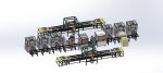 Battery laser welding machine production line