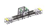 Battery laser welding machine production line