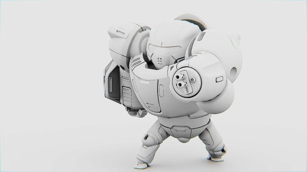 BATTLE DROID ECHO-MAX RIGGED