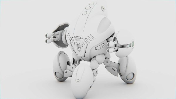 BATTLE DROID GREENGEM RIGGED