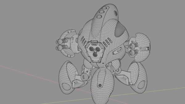 BATTLE DROID GREENGEM RIGGED