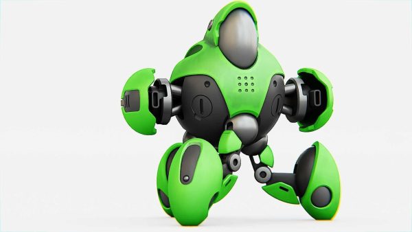 BATTLE DROID GREENGEM RIGGED