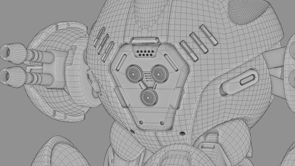 BATTLE DROID GREENGEM RIGGED