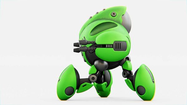 BATTLE DROID GREENGEM RIGGED