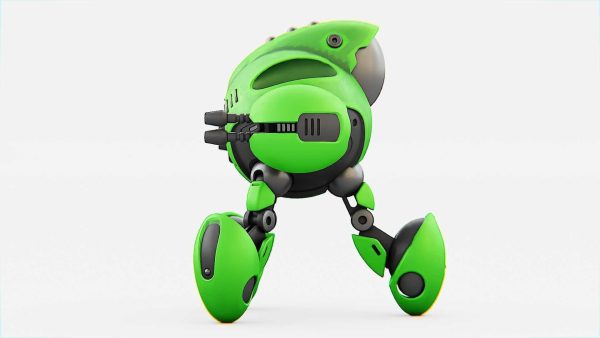 BATTLE DROID GREENGEM RIGGED