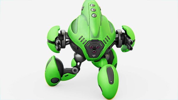 BATTLE DROID GREENGEM RIGGED