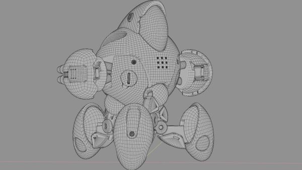 BATTLE DROID GREENGEM RIGGED
