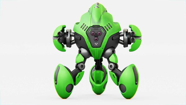 BATTLE DROID GREENGEM RIGGED