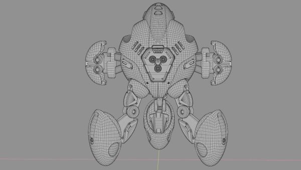 BATTLE DROID GREENGEM RIGGED