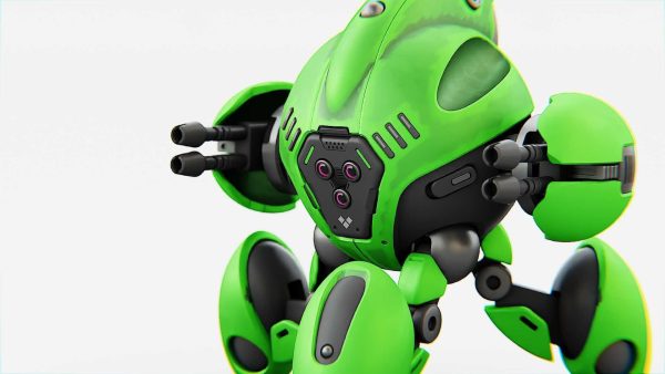 BATTLE DROID GREENGEM RIGGED