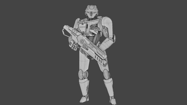 BATTLE DROID Z-10000    RIGGED