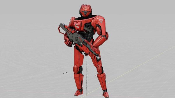 BATTLE DROID Z-10000    RIGGED