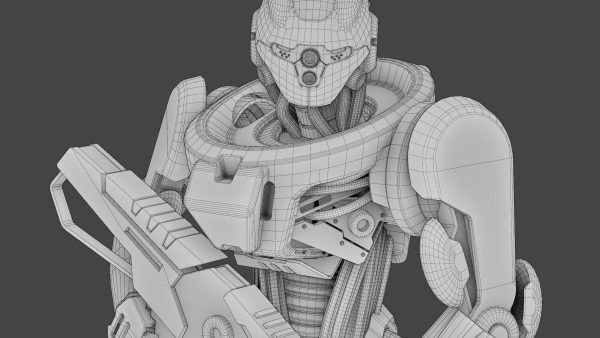 BATTLE DROID Z-10000    RIGGED