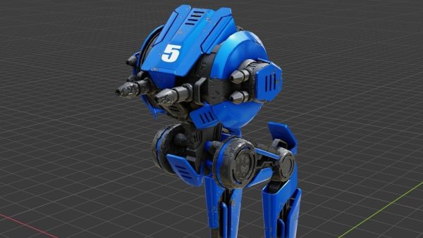 Battle Droid ZERA   rigged character